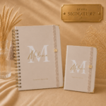 Kit off-white Clássico Essencial | Caderneta de Vacina e Porta Documentos.