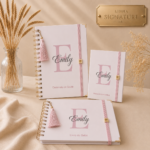 Kit Doce Infância Primeiros Registro| Caderneta de Vacina,Livro do Bebê e Porta Documentos.