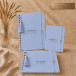 Kit Azul Celeste Primeiros Registro| Caderneta de Vacina,Livro do Bebê e Porta Documentos.