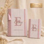 Kit Rosé Minimalista Essencial | Caderneta de Vacina e Porta Documentos.