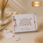 Livro do bebê Boho Rainbow