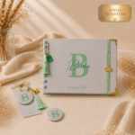 Livro do bebê Verde Celadon