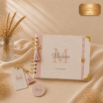 Livro do bebê Rosé Minimalista