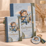 Kit Pequeno Aviador| Pasta Catalógo e Caderneta